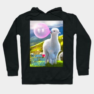 llama loves you forever Hoodie